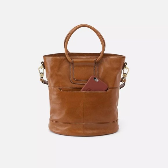 Bags Nwt New Hobo Sheila Bucket Bucket Bag Truffle Leather Retired